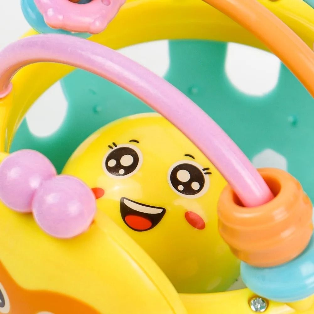 Soft Baby Teething Ball Sensory Grasping Rattle Toy For Newborns 5