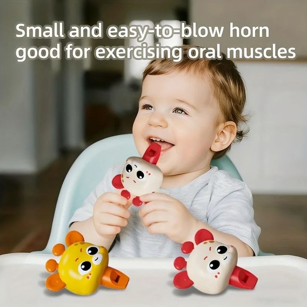 Giraffe Baby Whistle Toy Fine Motor Skills Learning Toy 4