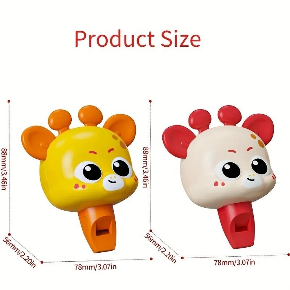 Giraffe Baby Whistle Toy Fine Motor Skills Learning Toy 3
