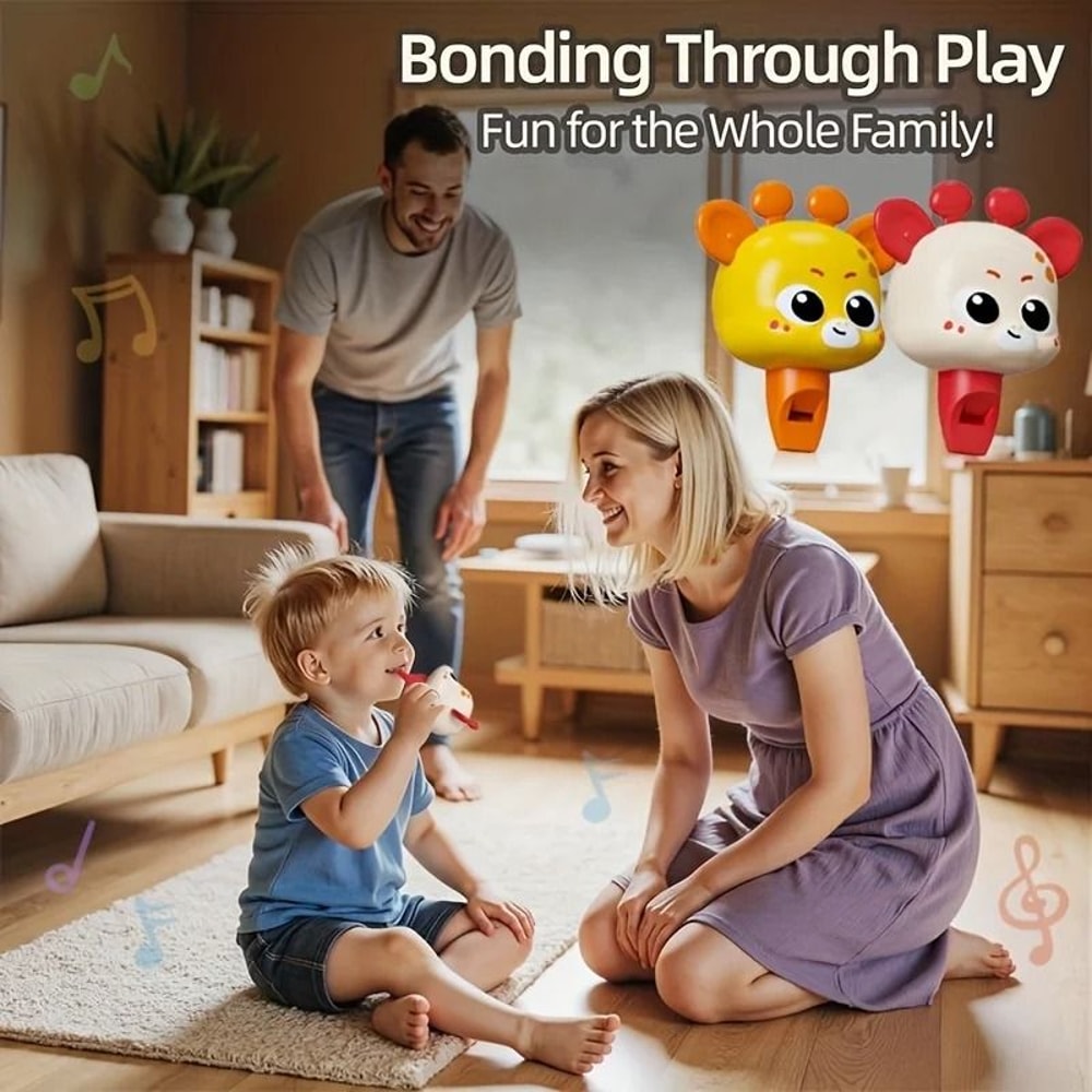 Giraffe Baby Whistle Toy Fine Motor Skills Learning Toy 7