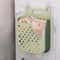 Wall Mounted Folding Laundry Basket Bathroom Clothes Storage Organizer 6