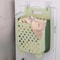 Wall Mounted Folding Laundry Basket Bathroom Clothes Storage Organizer 6