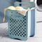 Wall Mounted Folding Laundry Basket Bathroom Clothes Storage Organizer 10