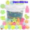 Glow In The Dark Animal Squishy Stress Toys Party Favor Set 2