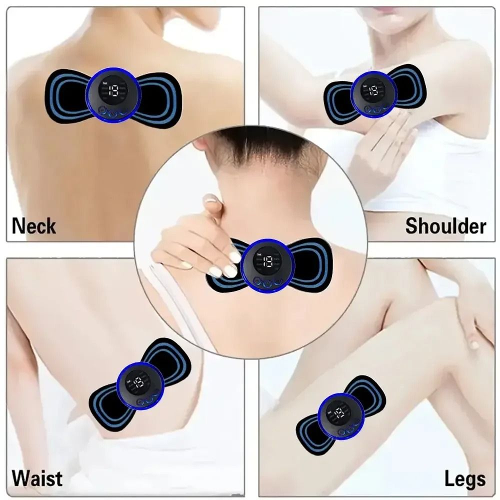 EMS Neck Massager Cervical Electric Patch For Fatigue Relief 8
