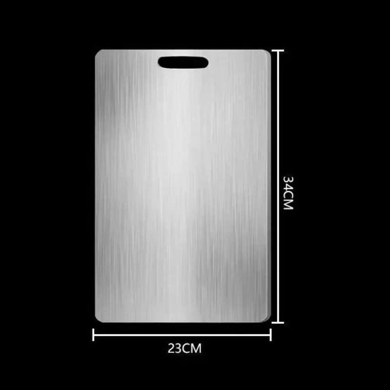 Stainless Steel Cutting Board Antibacterial Kitchen Prep Board 1