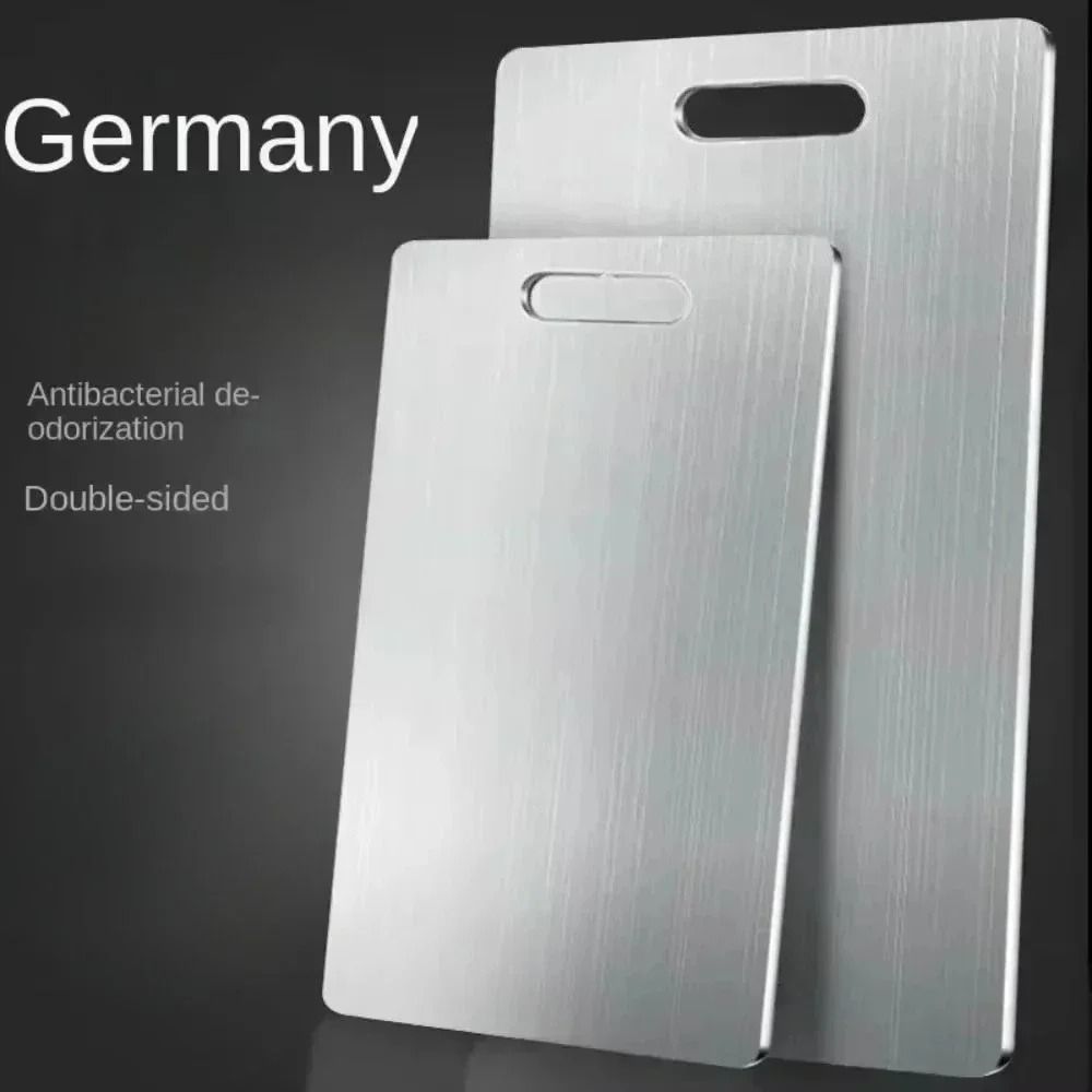Stainless Steel Cutting Board Antibacterial Kitchen Prep Board 9