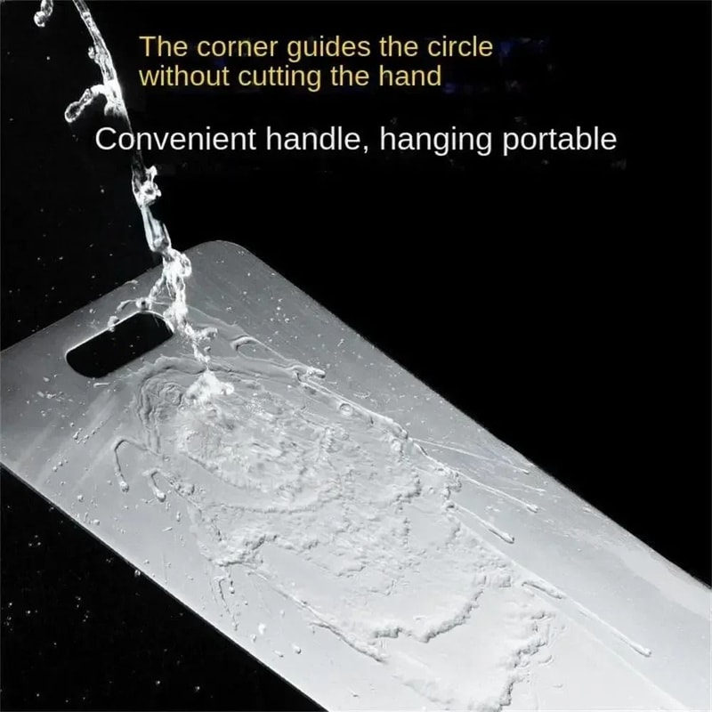 Stainless Steel Cutting Board Antibacterial Kitchen Prep Board 8