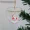 Transparent Double Sided Mini Christmas Tree Ornament Pendant 3
