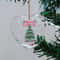 Transparent Double Sided Mini Christmas Tree Ornament Pendant 4
