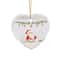 Transparent Double Sided Mini Christmas Tree Ornament Pendant 0