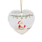 Transparent Double Sided Mini Christmas Tree Ornament Pendant 0