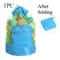 Foldable Mesh Beach Toy Bag Drawstring Travel Storage Backpack 2
