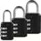 4 Digit Combination Padlock Set Weather Resistant Security Locks 0