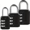 4 Digit Combination Padlock Set Weather Resistant Security Locks 0