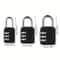 4 Digit Combination Padlock Set Weather Resistant Security Locks 5