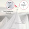 Four Door Mosquito Net Canopy Bed Net For King Queen Beds 3