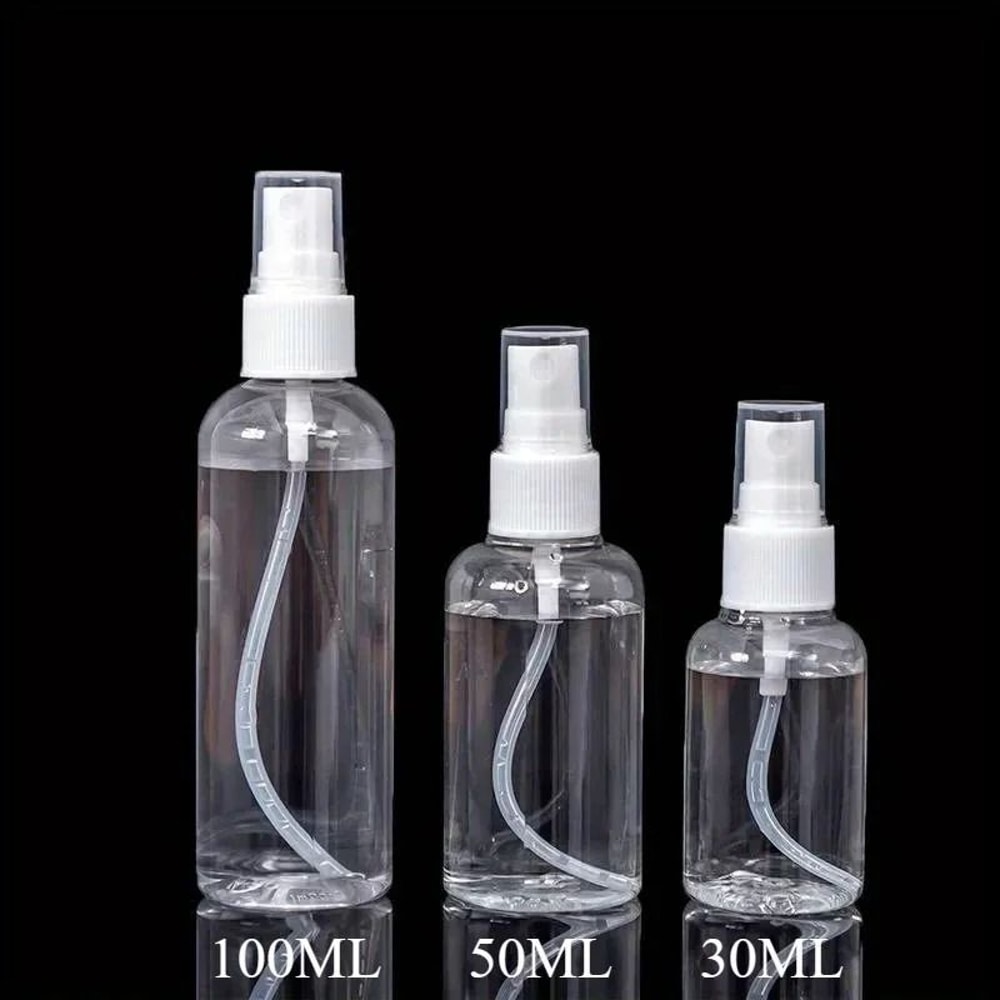 Mini Refillable Spray Bottle Set Transparent Travel Water Sprayers 1