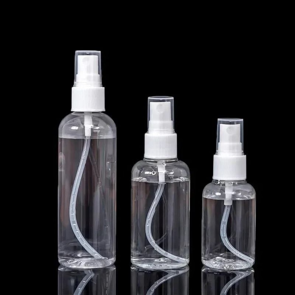 Mini Refillable Spray Bottle Set Transparent Travel Water Sprayers 2