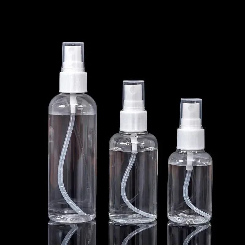 Mini Refillable Spray Bottle Set Transparent Travel Water Sprayers 2