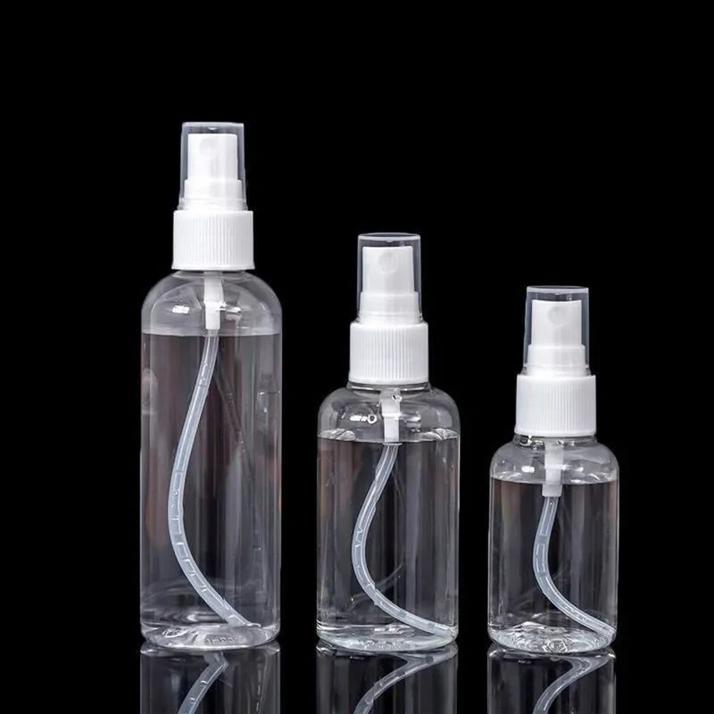 Mini Refillable Spray Bottle Set Transparent Travel Water Sprayers 3