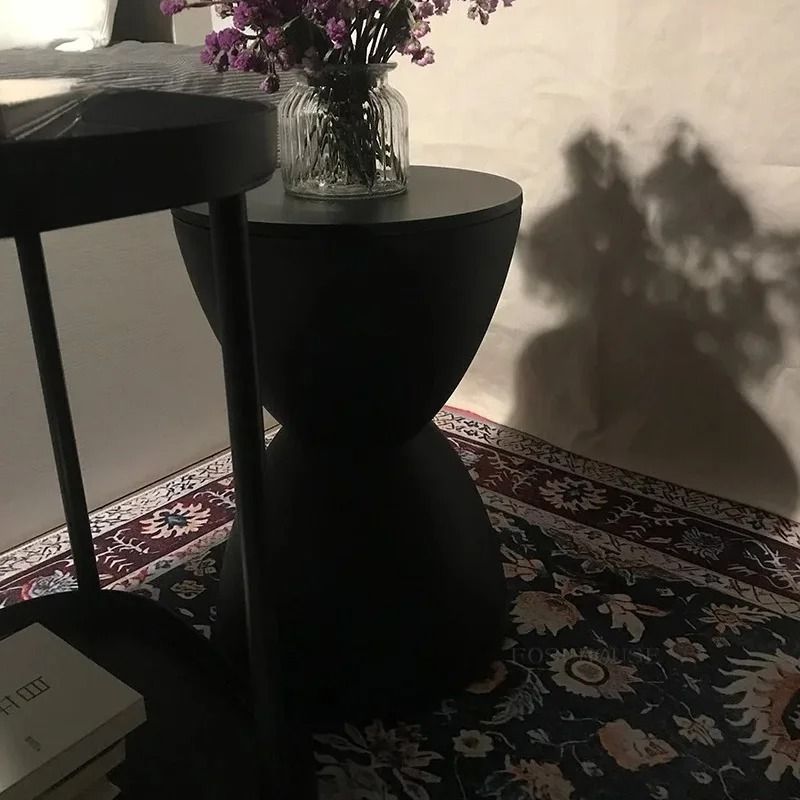 Nordic Round Footstool Multi Purpose Shoe Stool And Side Table 5