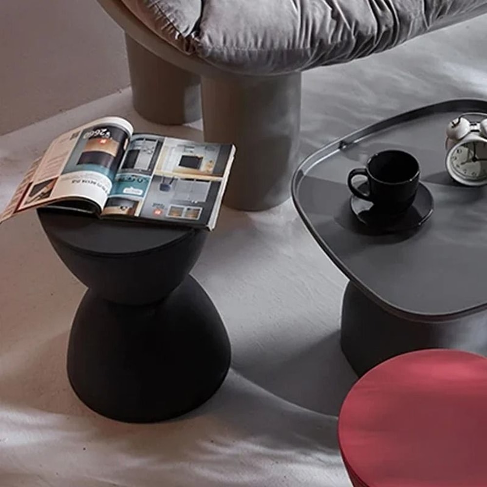 Nordic Round Footstool Multi Purpose Shoe Stool And Side Table 6