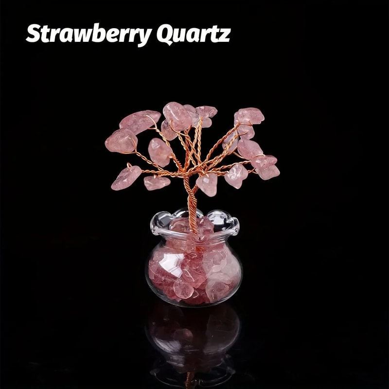 Amethyst Crystal Tree Handmade Healing Stone Home Decor 3