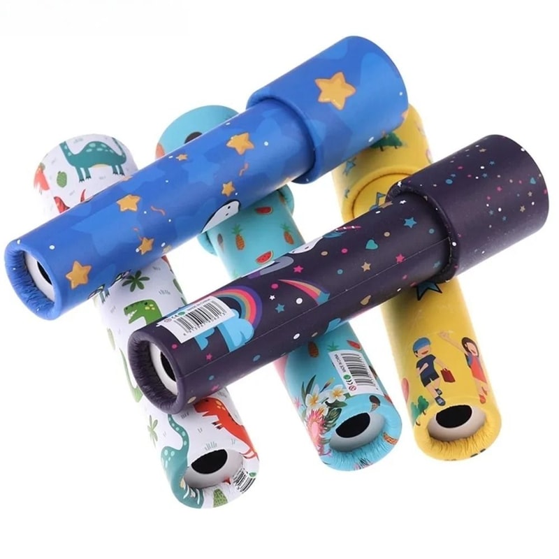 Classic Rotating Kaleidoscope Educational Puzzle Toy For Kids 6