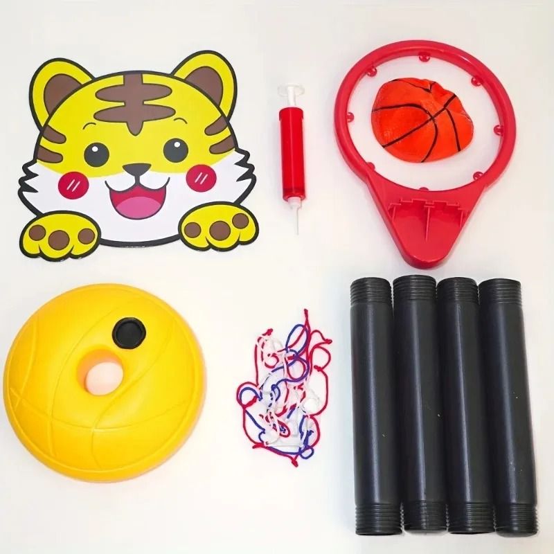 Adjustable Kids Basketball Hoop Stand Indoor Outdoor Play Set 1