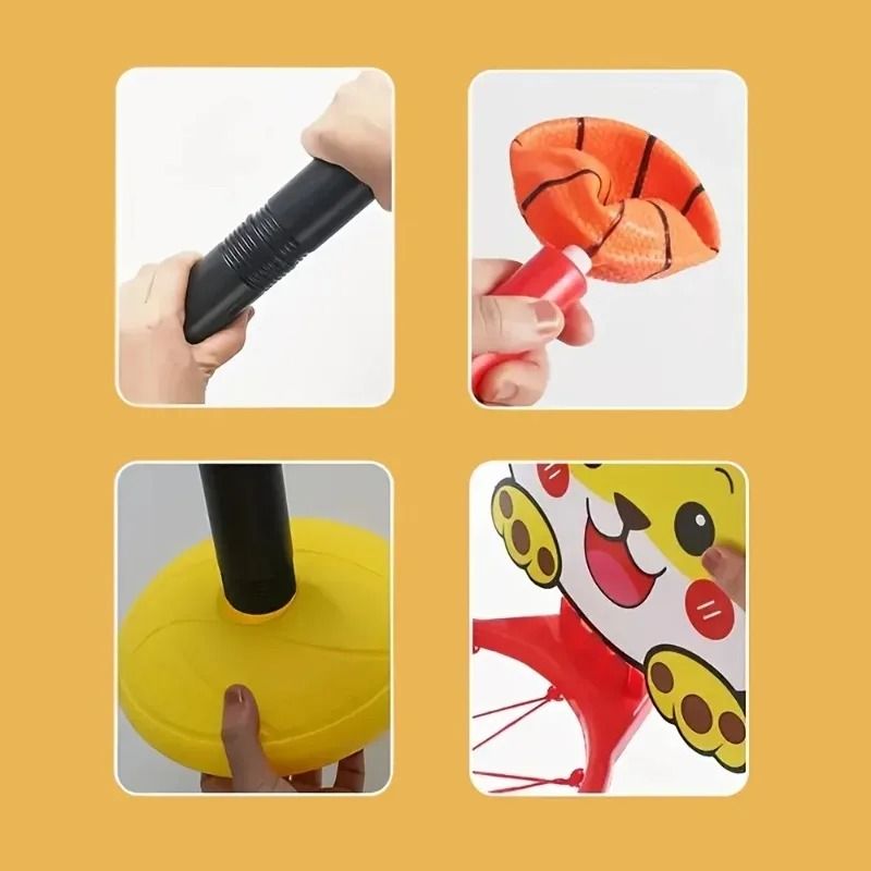 Adjustable Kids Basketball Hoop Stand Indoor Outdoor Play Set 2
