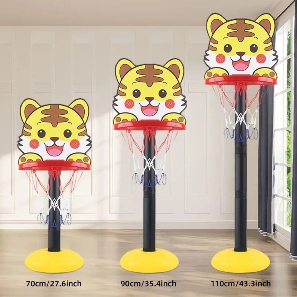 Adjustable Kids Basketball Hoop Stand Indoor Outdoor Play Set 3