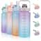 2 Liter Motivational Water Bottle Leakproof Sports Hydration Bottle 0