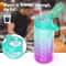 2 Liter Motivational Water Bottle Leakproof Sports Hydration Bottle 9