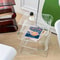 Nordic Transparent Acrylic Bookshelf Side Table Magazine Rack 10