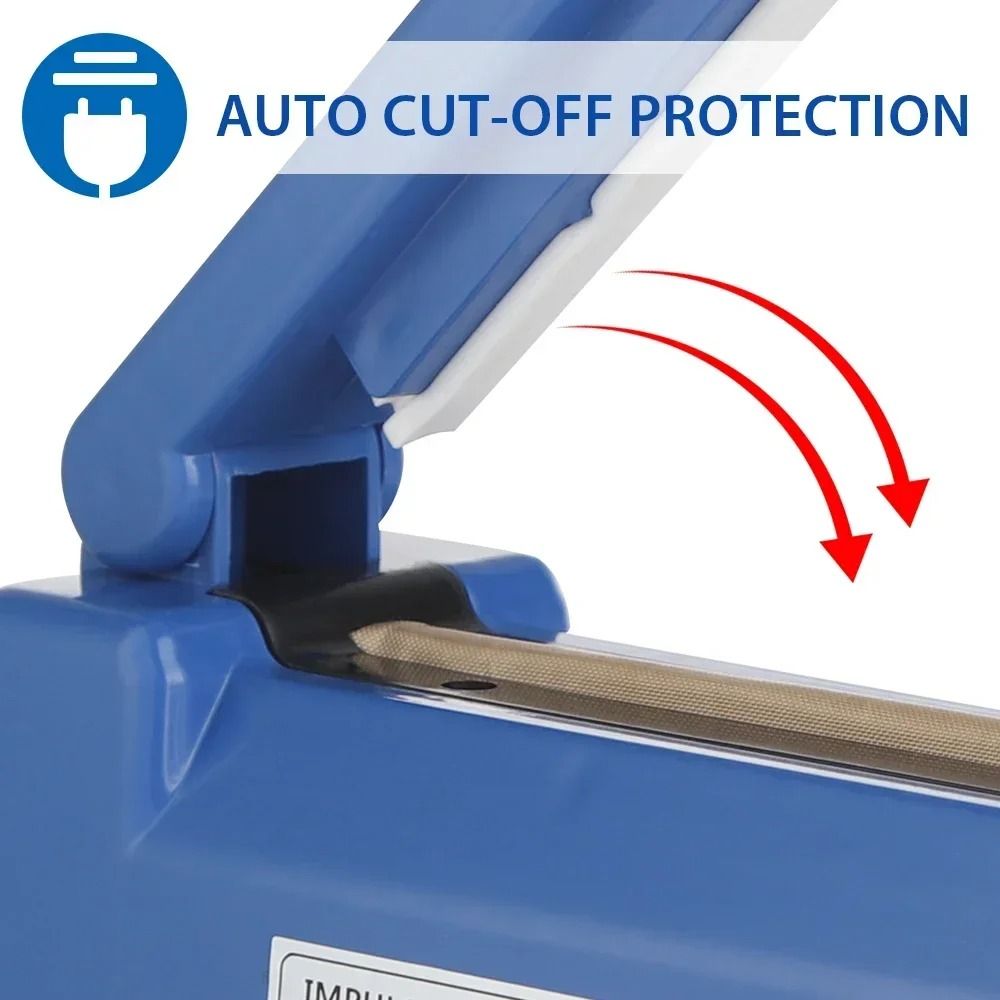 Manual Impulse Heat Sealer 8 Inch Plastic Bag Sealing Machine 4