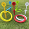 Outdoor Toss Ring Game Set Durable PVC Throwing Rings For Lawn And Beach 2