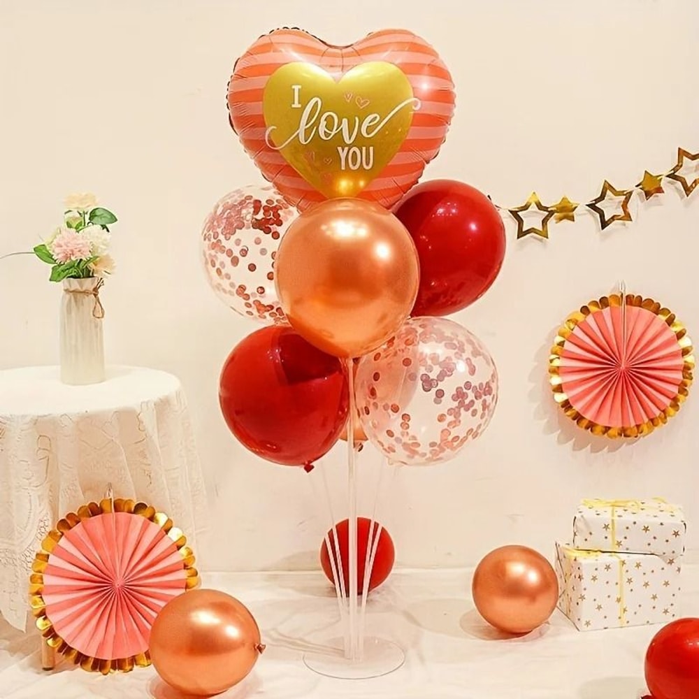 Balloon Stick Stand Table Centerpiece Holder With Base And Pole 4