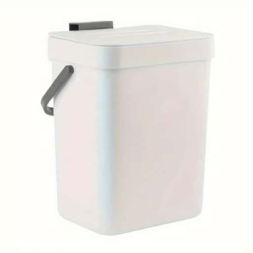 Space Saving Quiet Close Trash Can Sealed Kitchen Office Bin