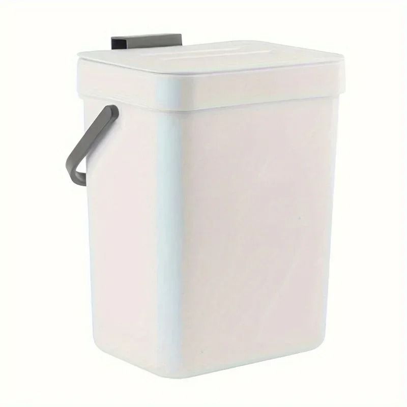 Space Saving Quiet Close Trash Can Sealed Kitchen Office Bin 0