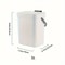 Space Saving Quiet Close Trash Can Sealed Kitchen Office Bin 6