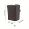 Space Saving Quiet Close Trash Can Sealed Kitchen Office Bin 2
