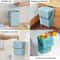 Space Saving Quiet Close Trash Can Sealed Kitchen Office Bin 11