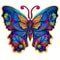 Colorful Butterfly Wooden Jigsaw Puzzle Unique Shaped Gift Puzzle 0