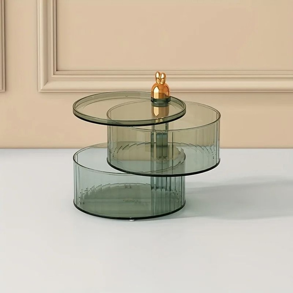 Rotatable Transparent Food Storage Box Multi Layer Sealed Snack Container 2