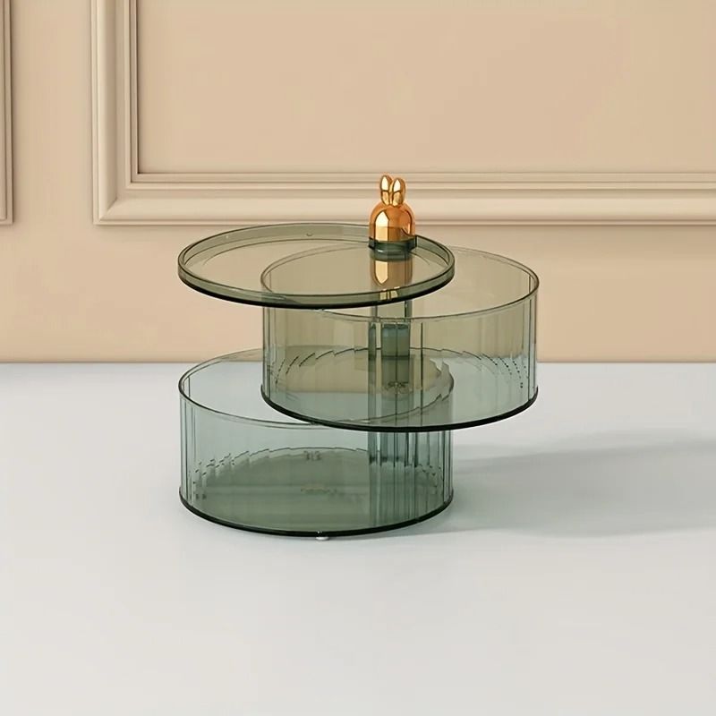 Rotatable Transparent Food Storage Box Multi Layer Sealed Snack Container 2