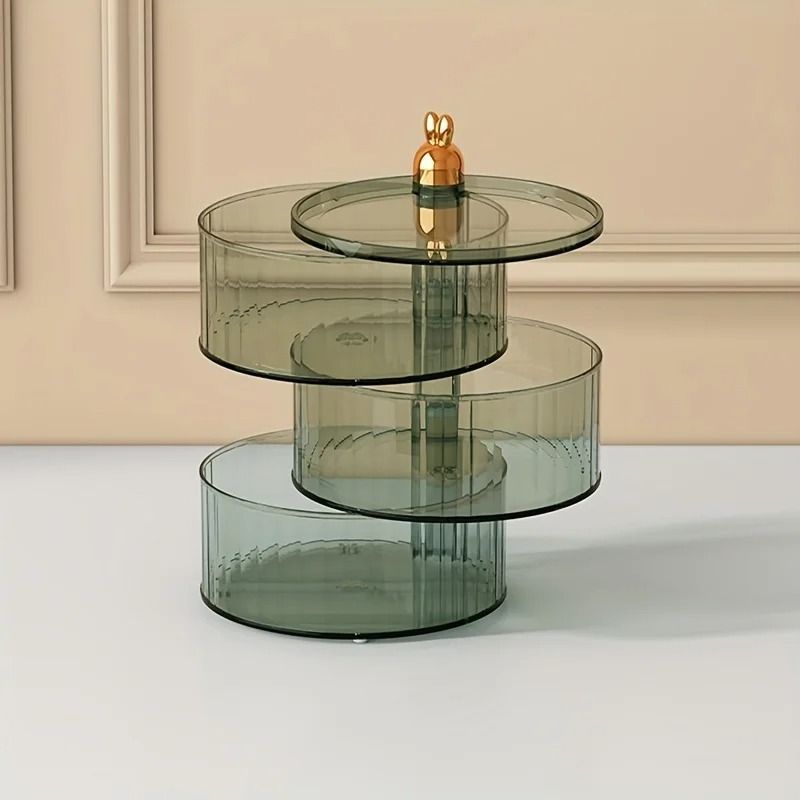 Rotatable Transparent Food Storage Box Multi Layer Sealed Snack Container 3