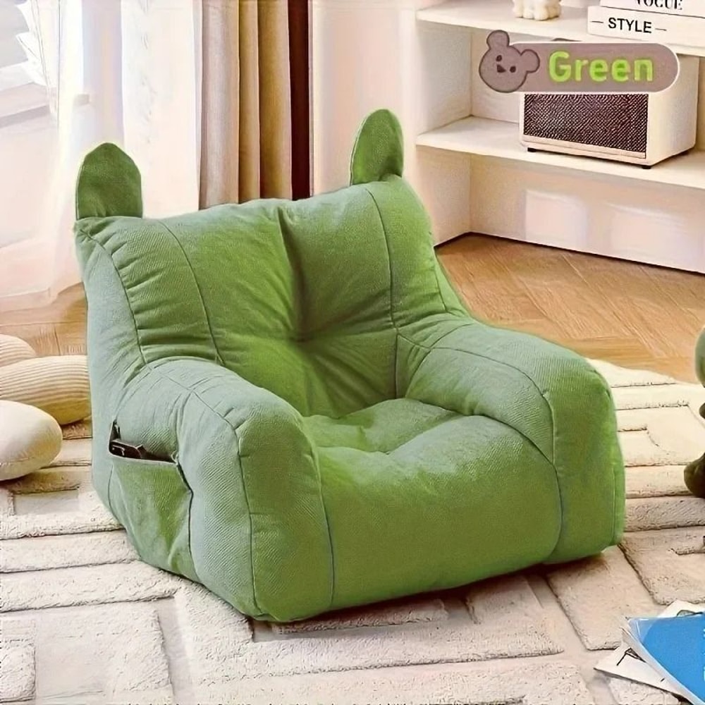 Cartoon Cat Sofa Bed Cozy Indoor Pet Couch With Washable Cover 1