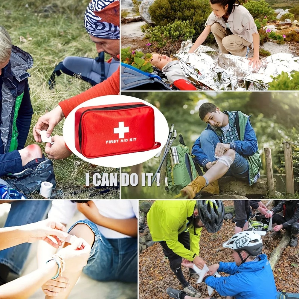 Portable First Aid Kit Emergency Medical Bag For Home And Outdoor Use 5
