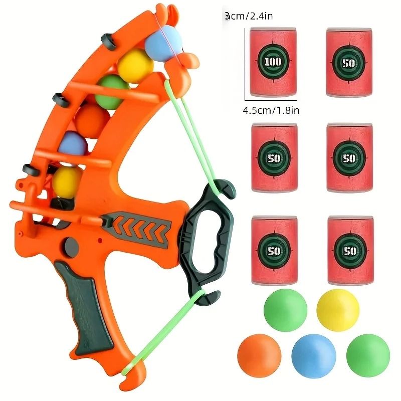Soft Foam Dart Target Toy Indoor Archery Set For Kids 4